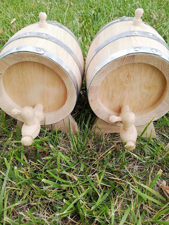 Фото 6 - Set of Oak barrels 2x2L.
