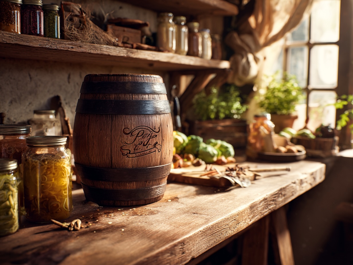 Oak Pickle Barrels for Home-Based Food Entrepreneurs